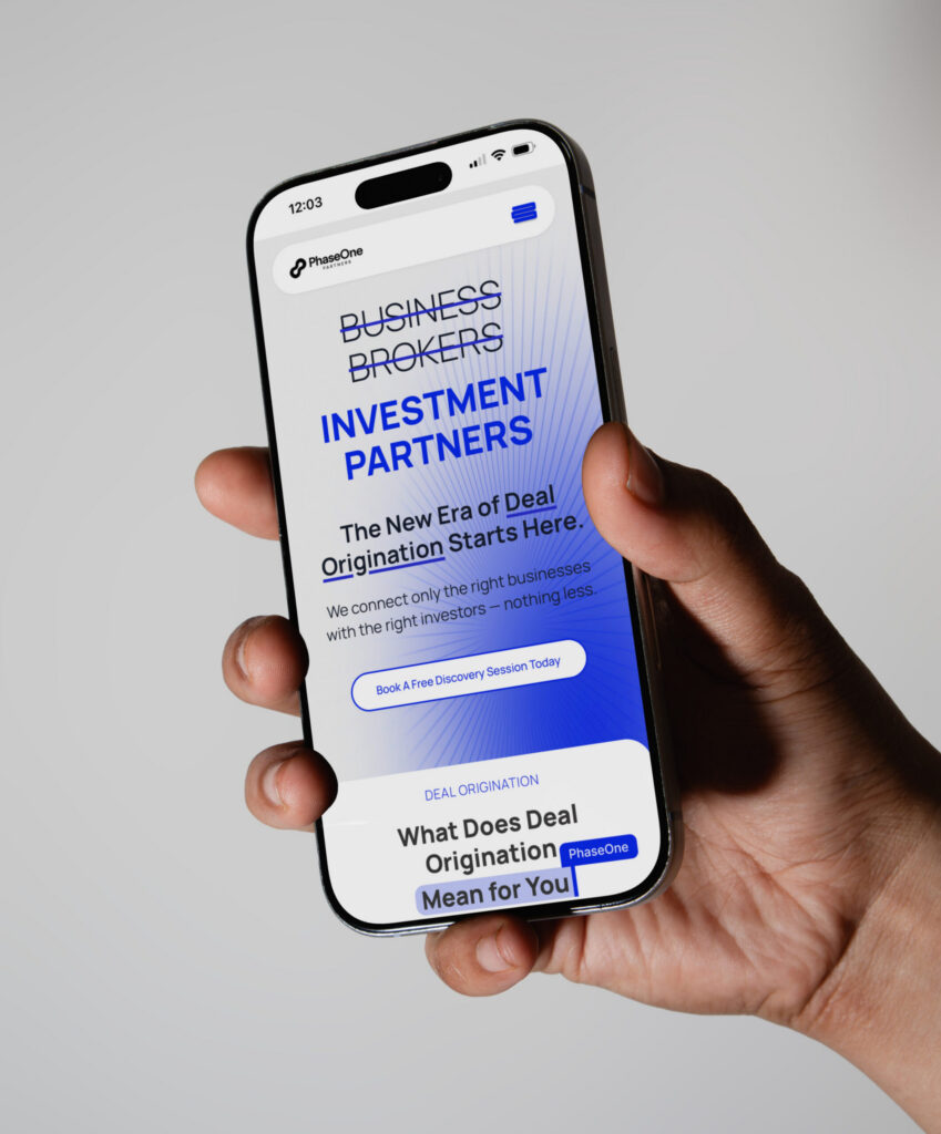 PhaseOne Partners website project
