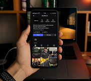 Social media content shown on a phone